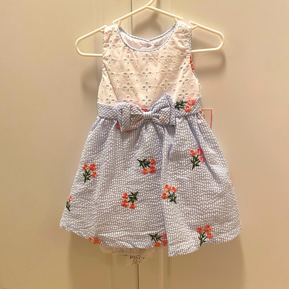 Brand new Rare Edition sleeveless eyelet dress